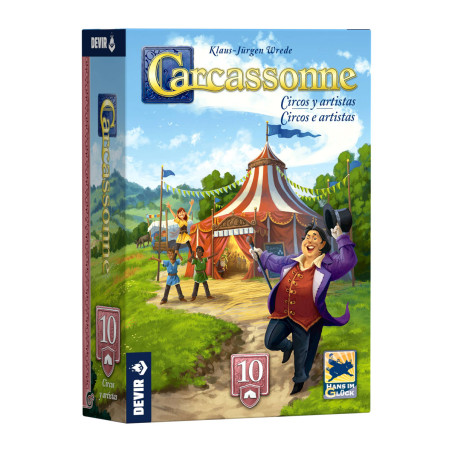 CARCASSONNE EXP10: CIRCOS Y ARTISTAS